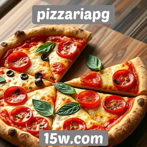 Navegação e design do site pizzariapg